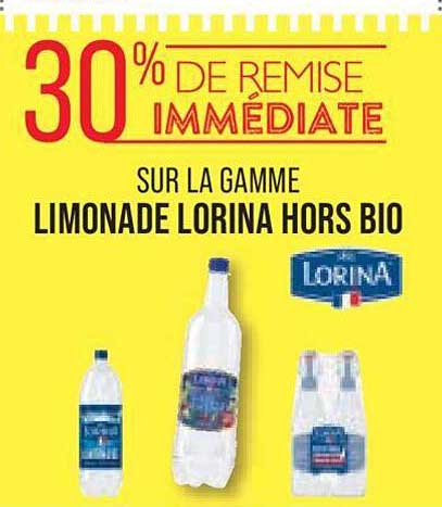 la gamme limonade lorina hors bio