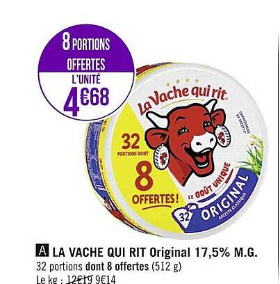 la vache qui rit original 17,5% m.g.
