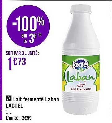Lait Fermenté Laban Lactel