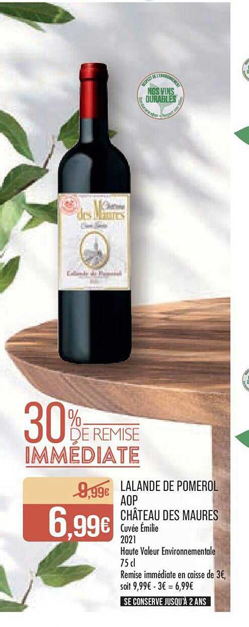 Lalande De Pomerol Aop Château Des Maures