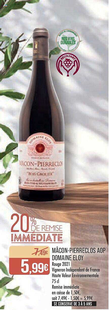 mâcon-pierreclos aop domaine eloy