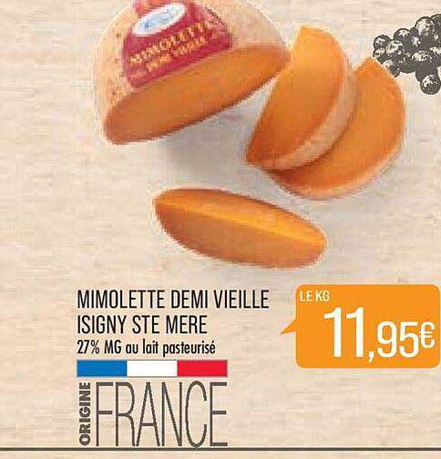 mimolette demi vieille isigny ste mère
