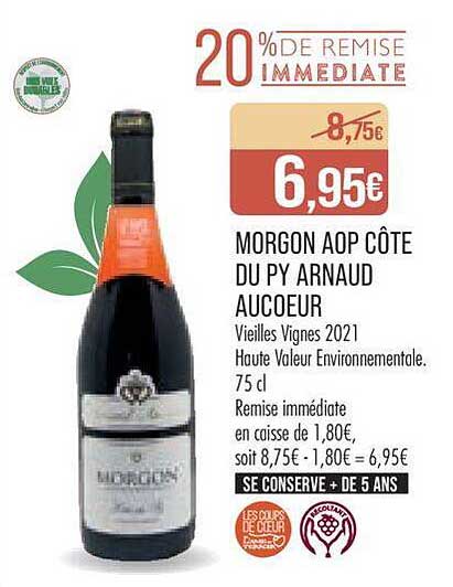 morgon aop côte du py arnaud aucoeur