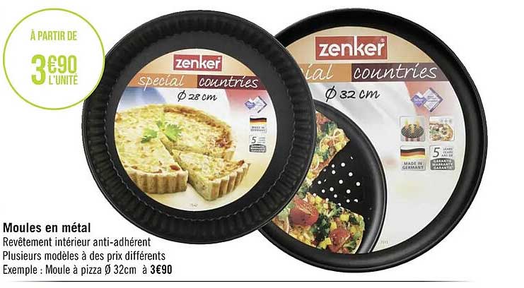 Moules En Métal Zenker