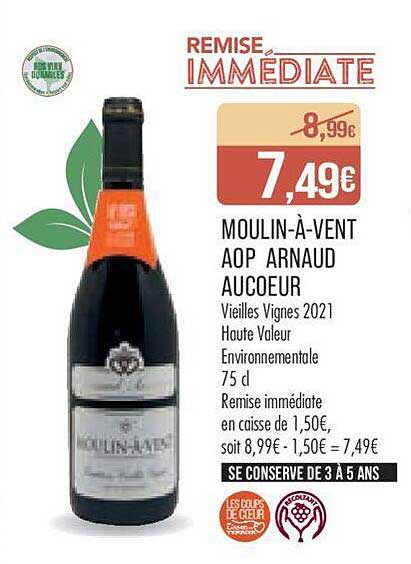 moulin-à-vent aop arnaud aucoeur