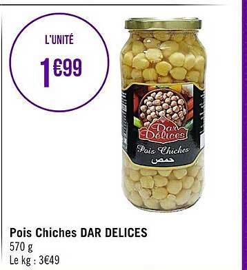 Pois Chiches Dar Délices