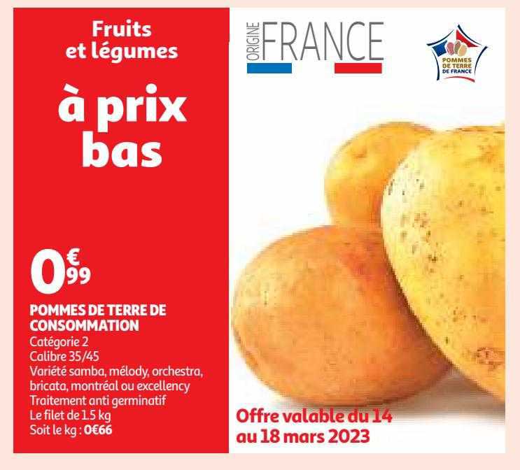 Pommes De Terre De Consommation