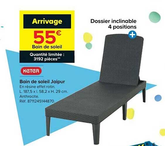 Bain De Soleil Jaipur Keter