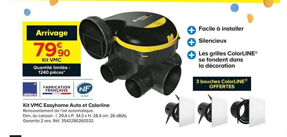 kit vmc easyhome auto et colorline