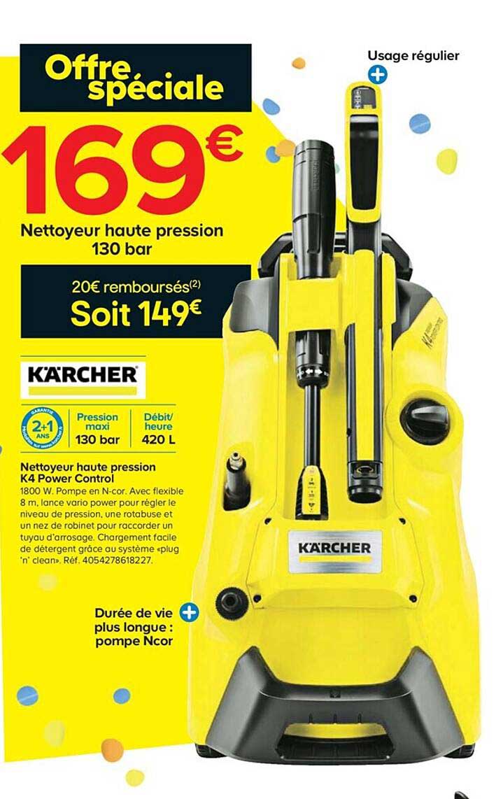 nettoyeur haute pression k4 power control