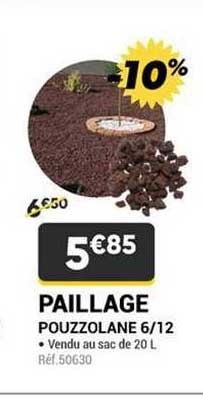 Paillage Pouzzolane 6-12