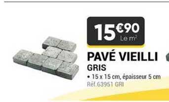 pavé vieilli