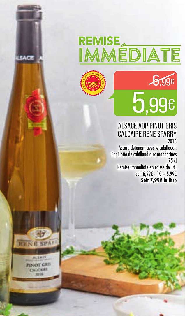 alsace aop pinot gris calcaire rené sparr 2016