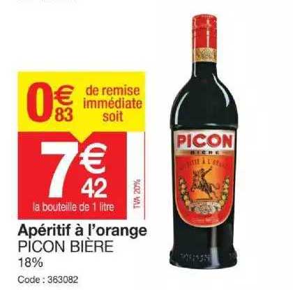 apéritif à l'orange picon bière