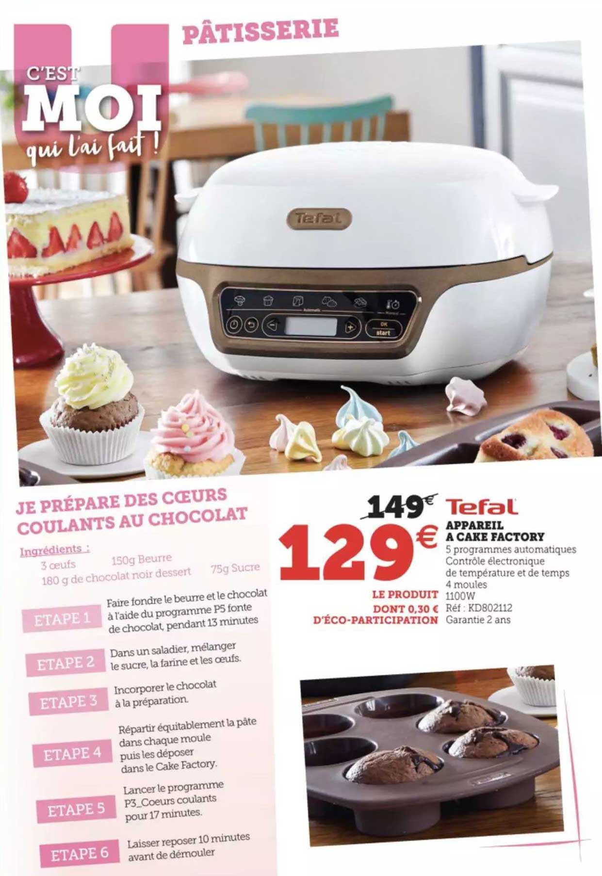 Appareil à Cake Factory Tefal