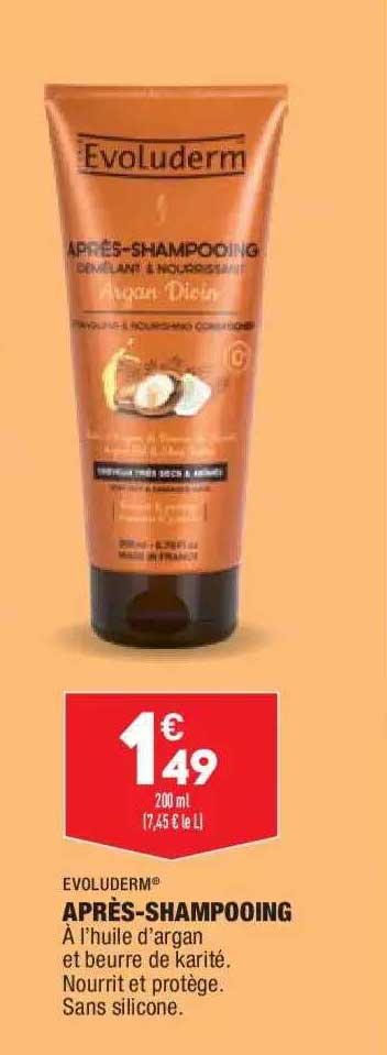 après-shampooing evoluderm
