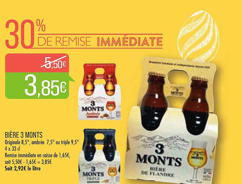 bière 3 monts