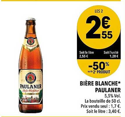 Bière Blanche Paulaner