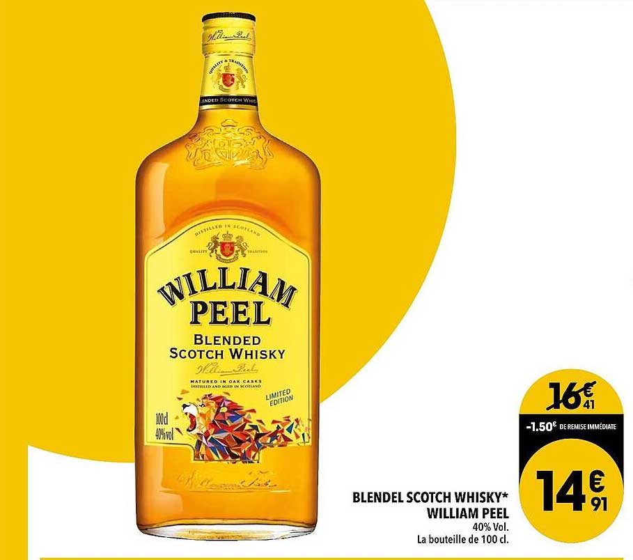 Blended Scotch Whisky William Peel