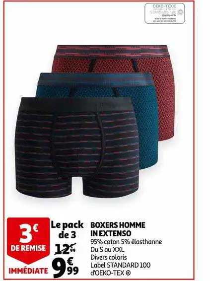 boxers homme in extenso
