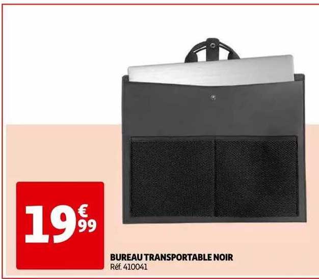 Bureau Transportable Noir