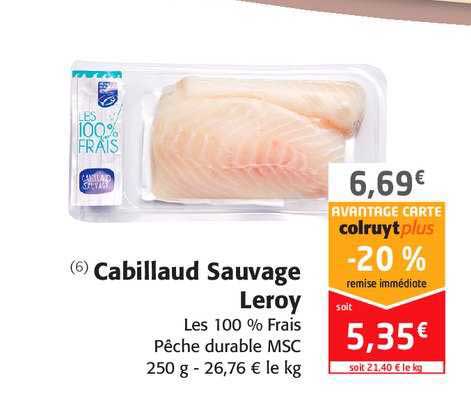 cabillaud sauvage leroy