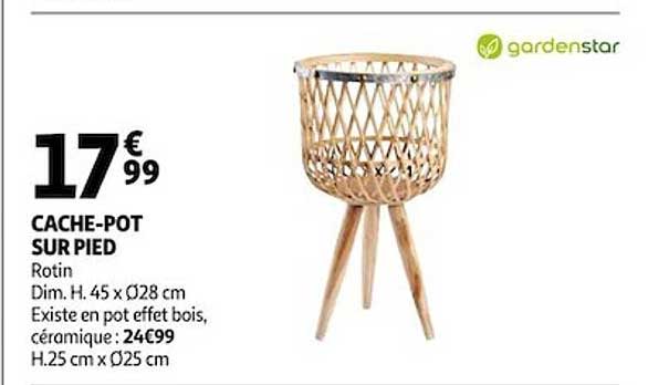 cache-pot sur pied gardenstar