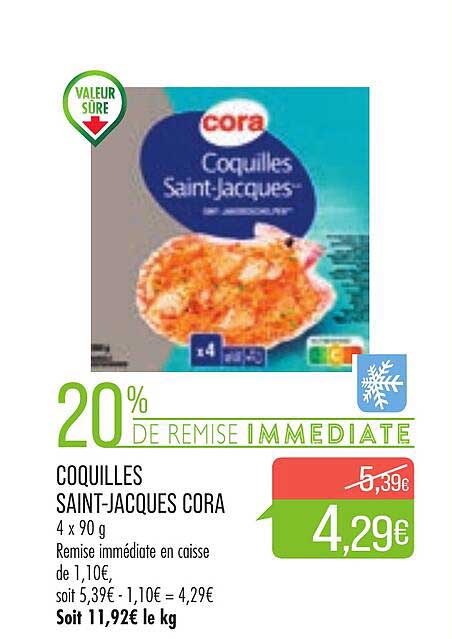 Coquilles Saint-jacques Cora