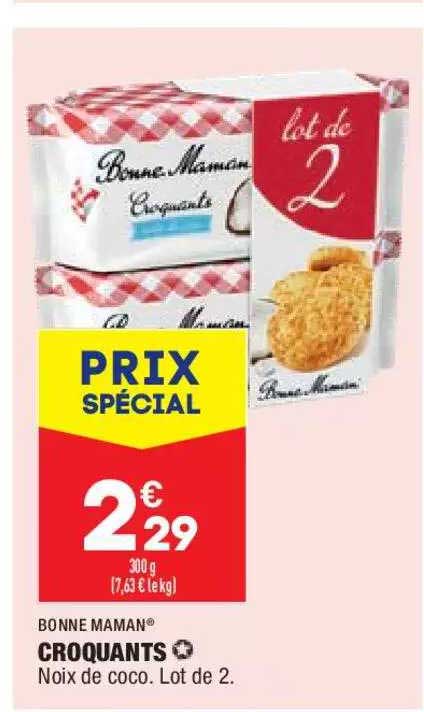 croquants bonne maman