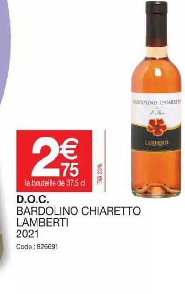 d.o.c. bardolino chiaretto labmerti