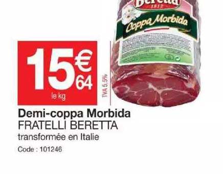 demi-coppa morbida fratelli beretta