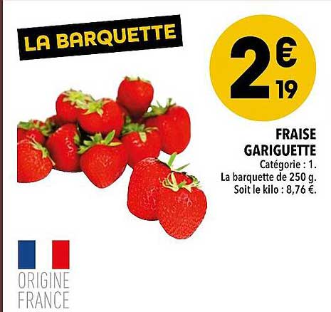 Fraise Gariguette