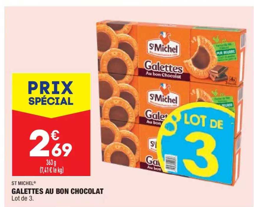Galettes Au Bon Chocolat St Michel