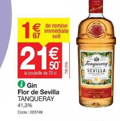 Gin Flor De Sevilla Tanqueray