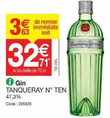 gin tanqueray n° ten