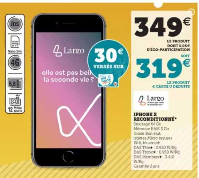 Iphone X Reconditionné