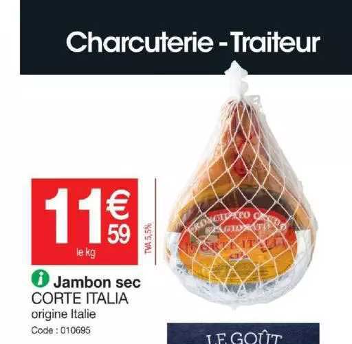 jambon sec corte italia