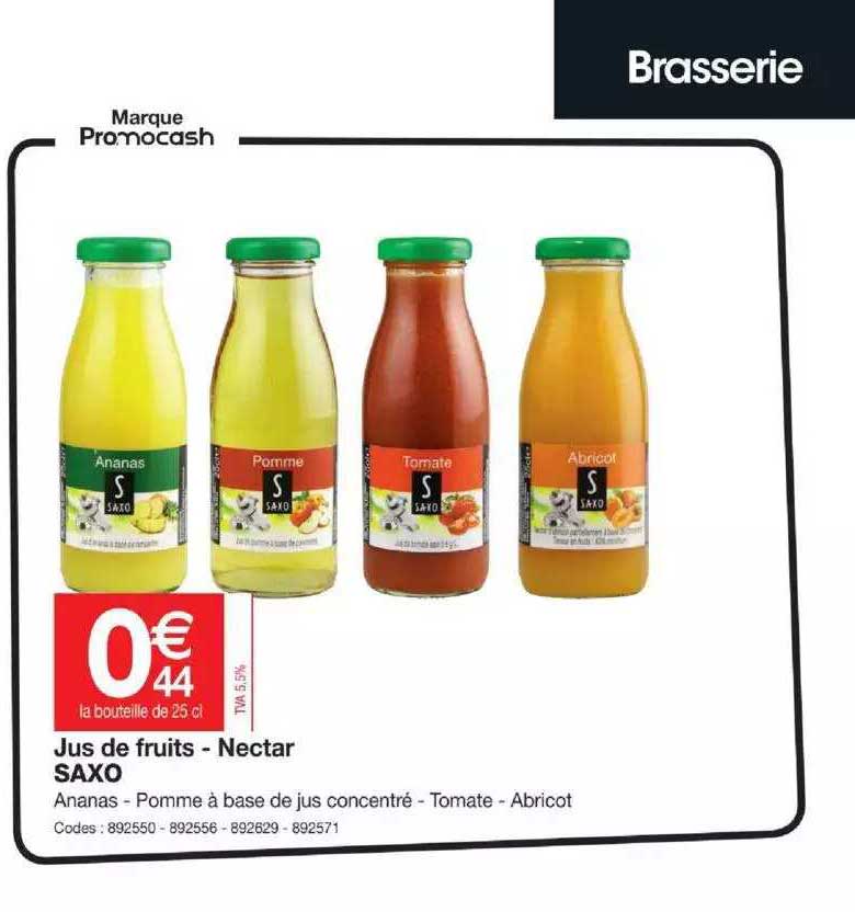 Jus De Fruits - Nectar Saxo