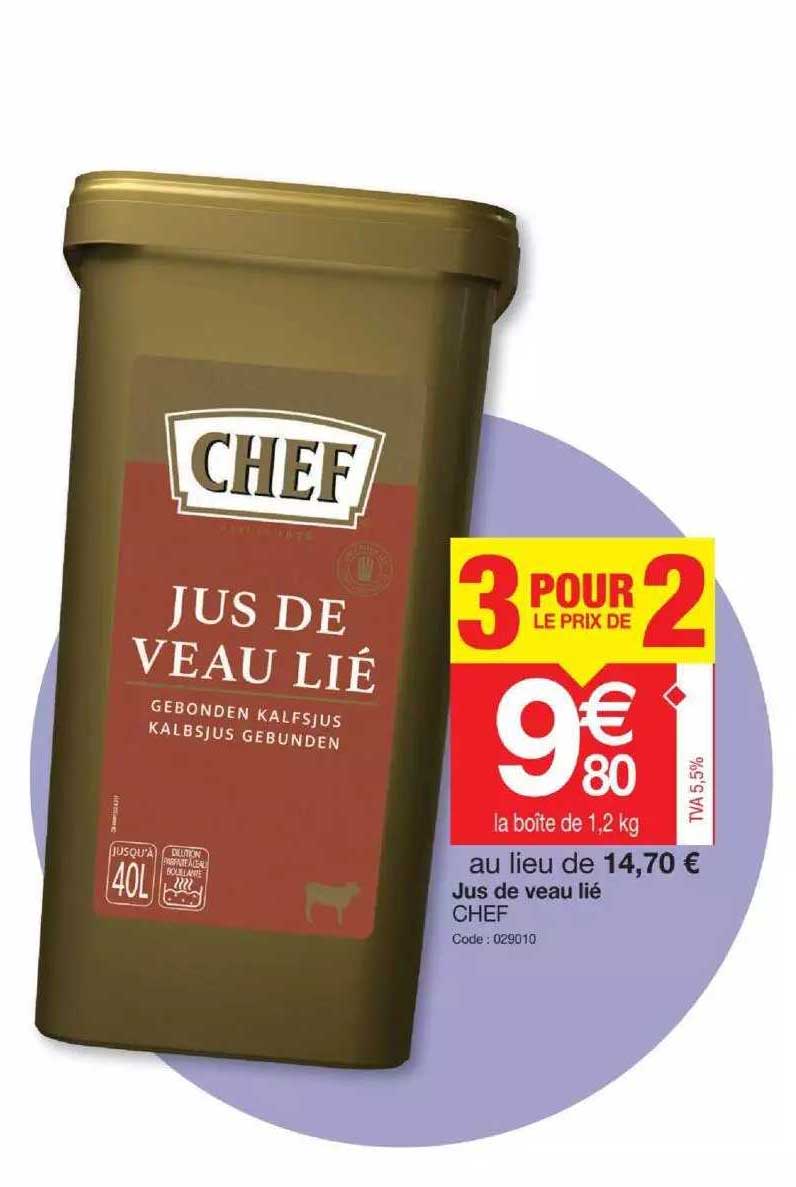 jus de veau lié