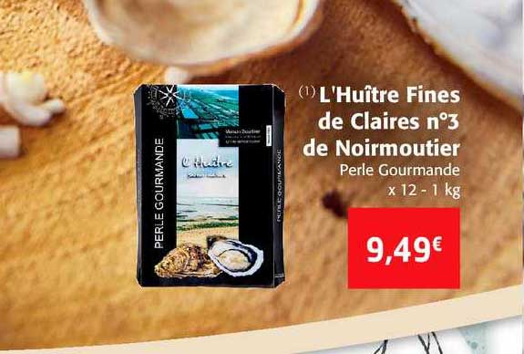 l'huître fines de claires n°3 de noirmoutier