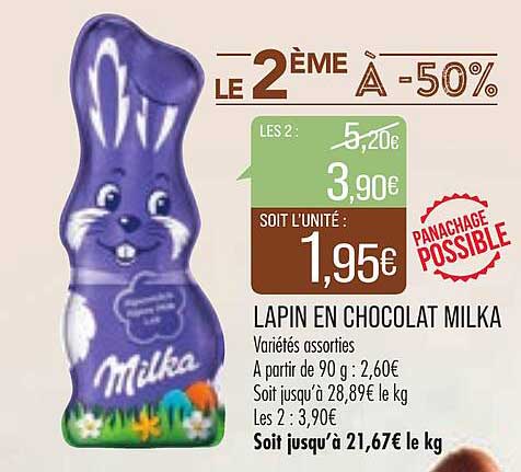Lapin En Chocolat Milka