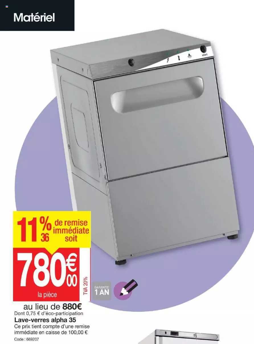 lave-verres alpha 35