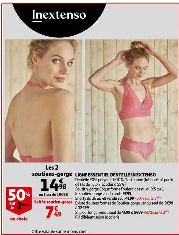 ligne essentiel dentelle in extenso