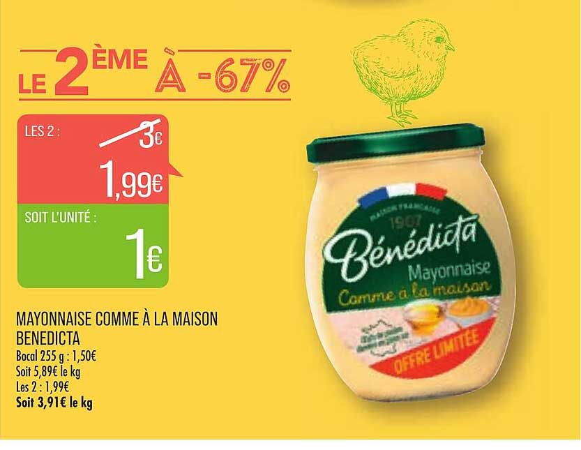 mayonnaise comme à la maison bénédicta