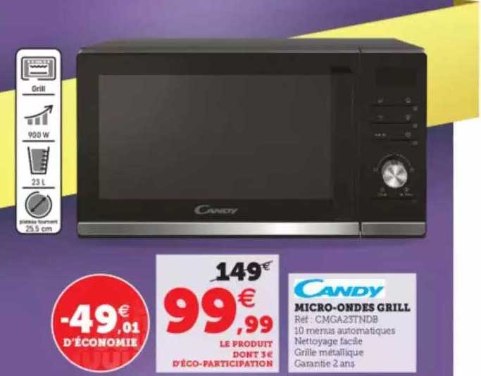 micro-ondes grill candy