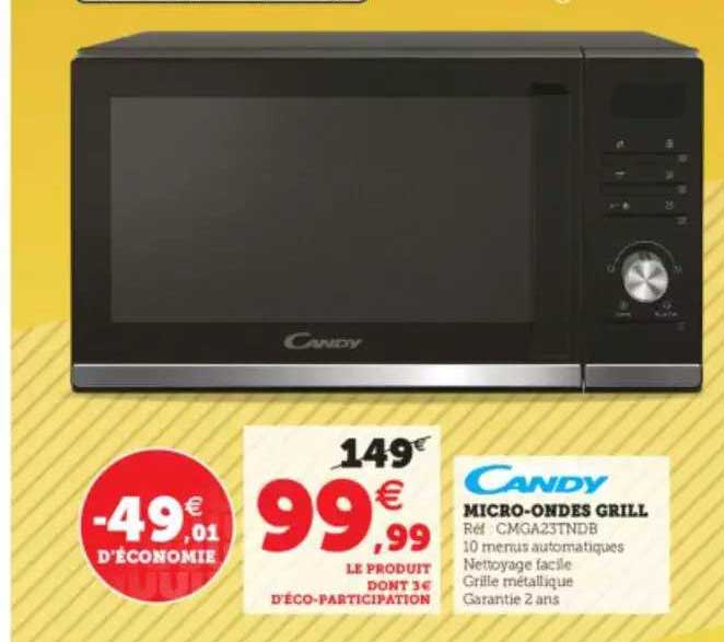 micro-ondes grill candy