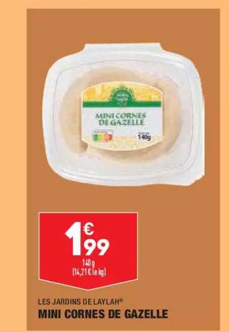 mini cornes de gazelle les jardins de laylah