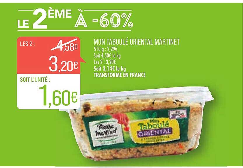 mon taboulé oriental martinet