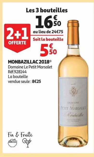 monbazillac 2018 domaine le petit marsalet