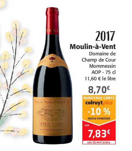 Moulin-à-vent Domaine De Champ De Cour Mommessin